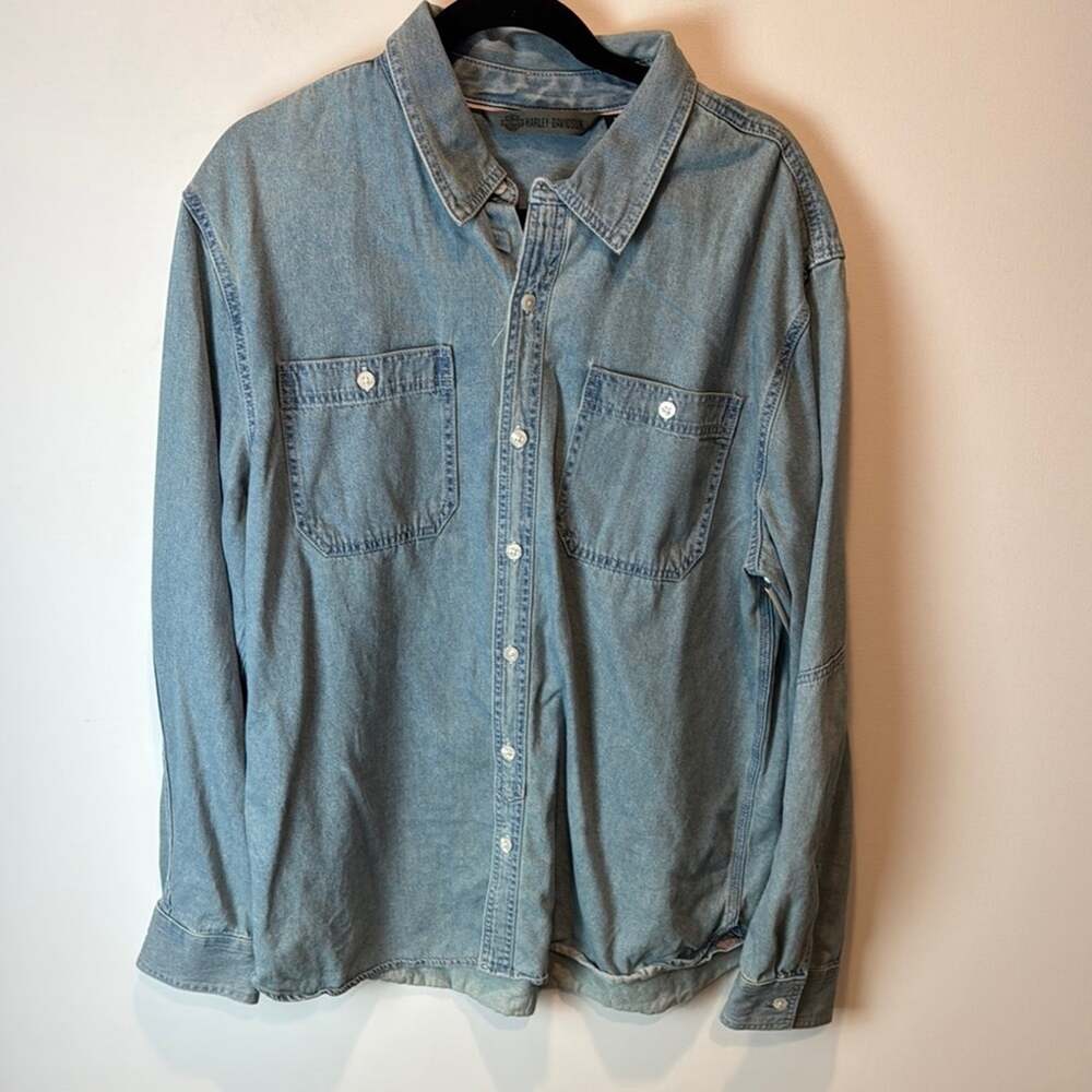 Harley-Davidson Denim Shirt - Men's XL